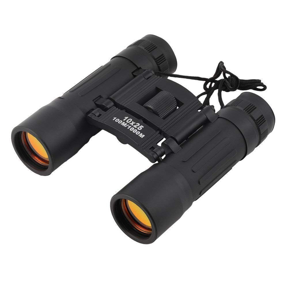 Compact Binoculars, Small Folding Binoculars, Easy Focus for Kids Adults Bird Watching Travel Hunting Concerts Sports, Waterproof Telescope with Strap Bag (10x25) Compact Binoculars, Small Folding Binoculars, Easy Focus for Kids Adults Bird Watching Travel Hunting Concerts Sports, Waterproof Telescope with Strap Bag (10x25)
